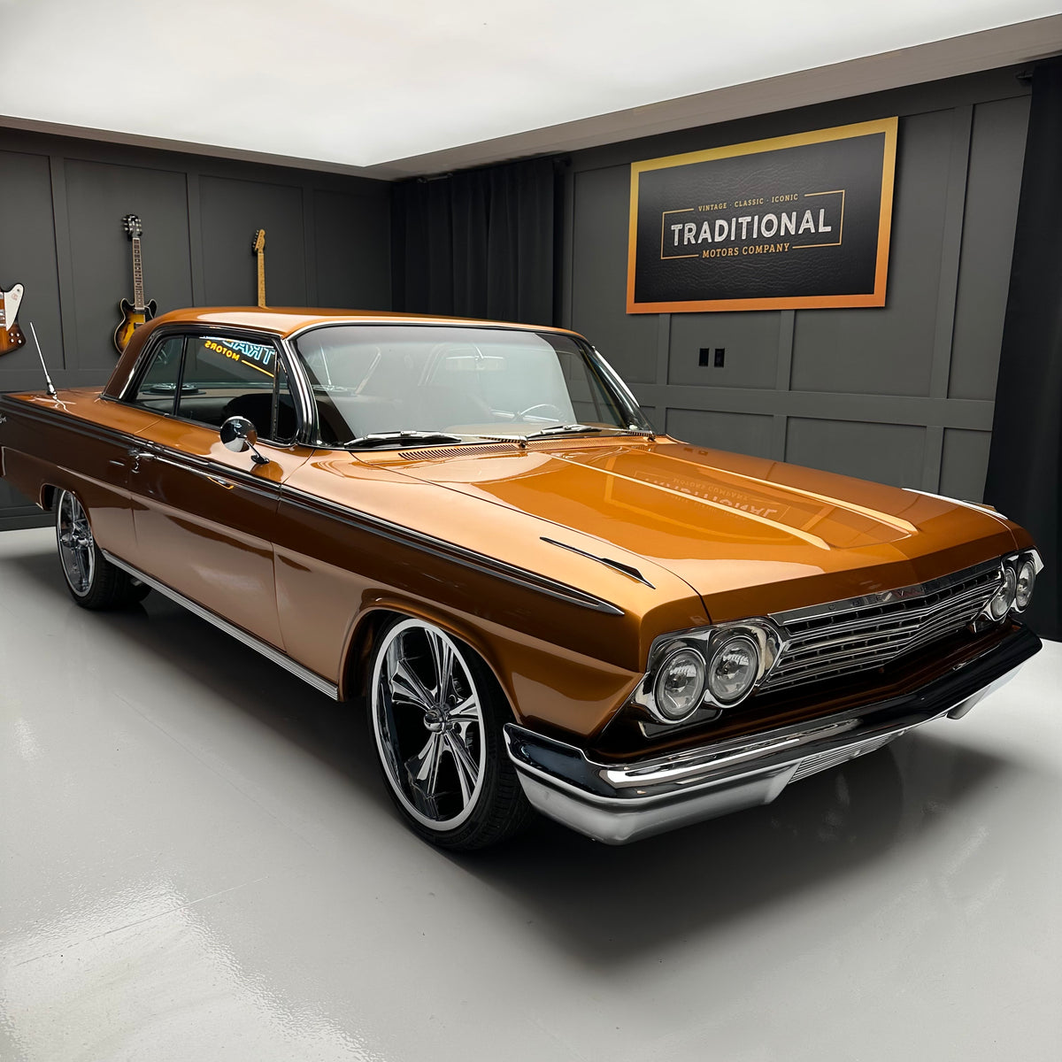 1962 Chevrolet Impala PATINAシリーズ Auto World Patina Series 1962 Chevy Impala 1:64 Die-cast