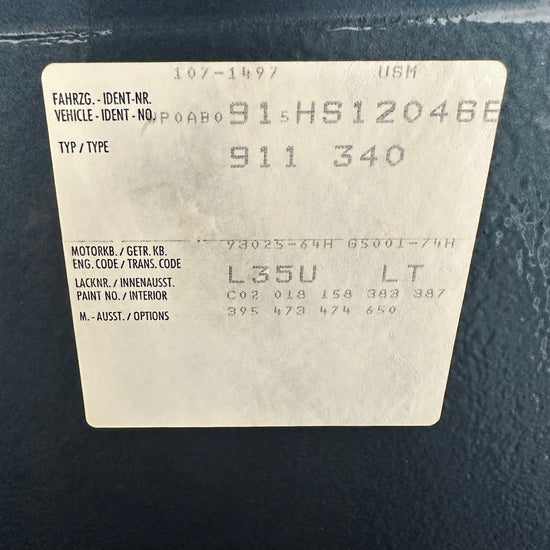 Load image into Gallery viewer, 1987 Porsche 911 Carrera
